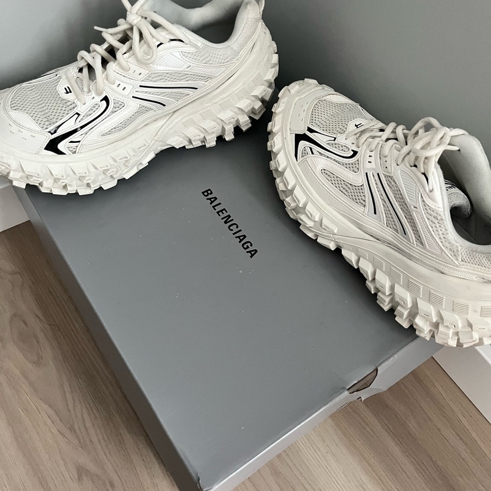 Balenciaga Off-White Trail Sneakers